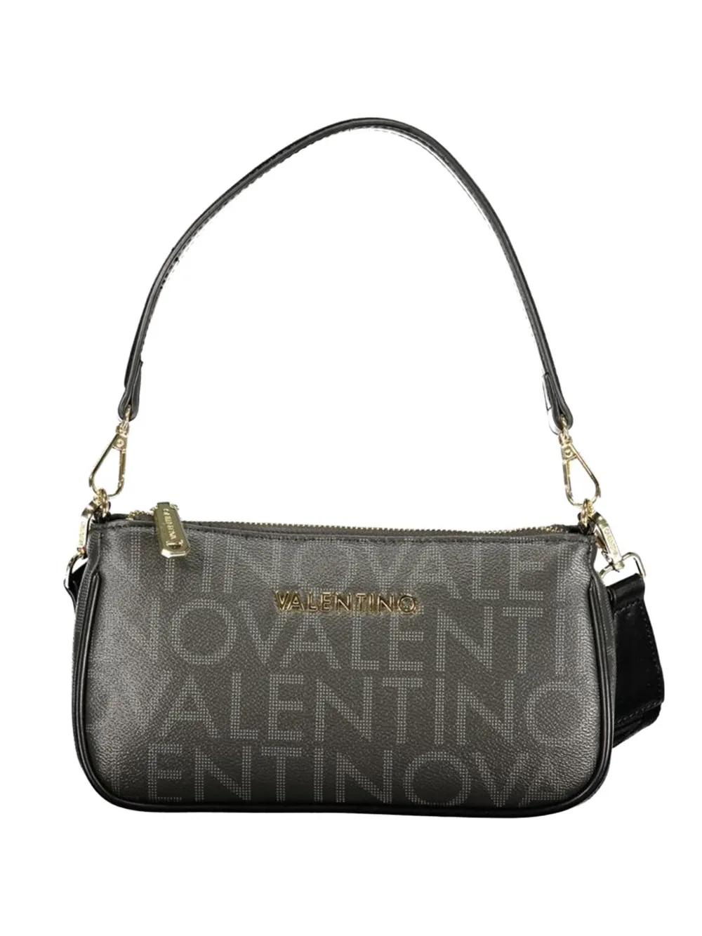 MARIO VALENTINO logo-print shoulder bag - Nero