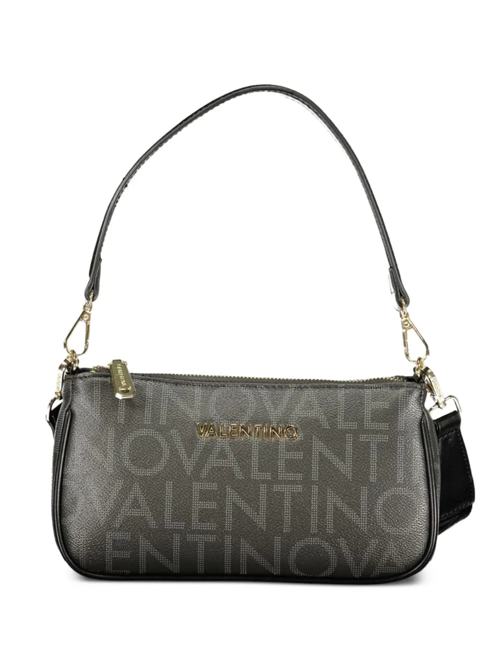 MARIO VALENTINO logo-print shoulder bag - Nero