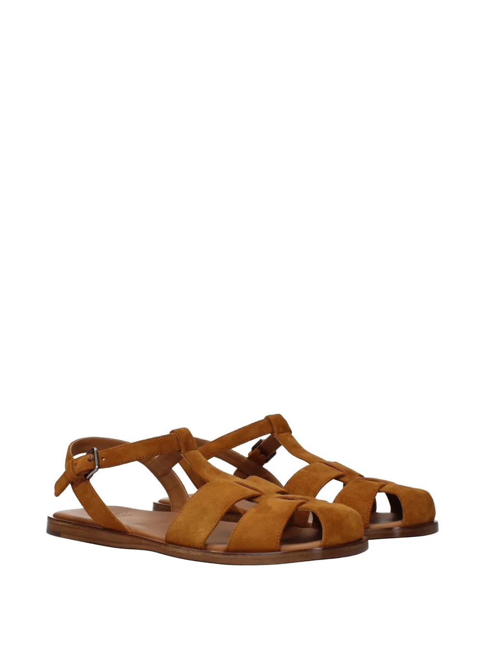 Church's suede T-strap sandals Bruin