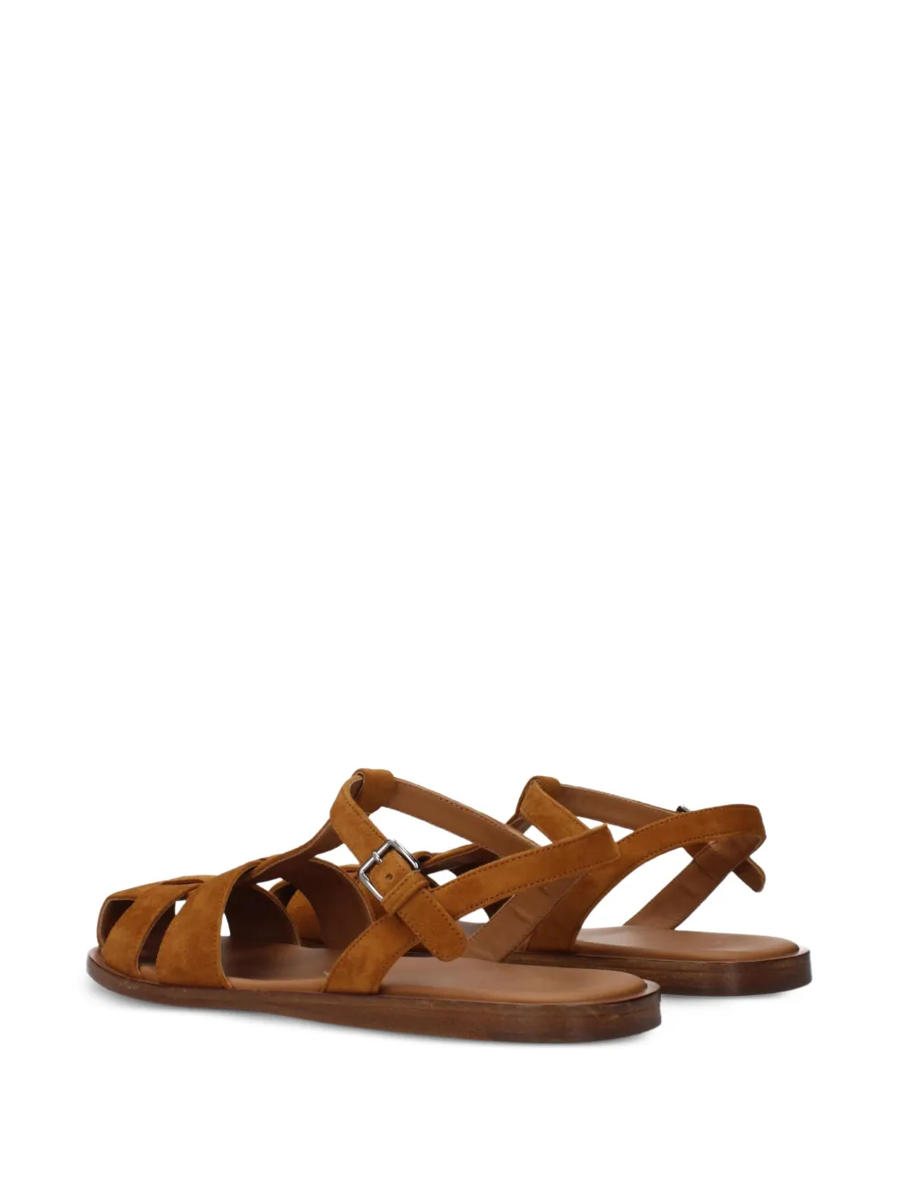 Church's Suede T-strap Sandals in Brown, view 4