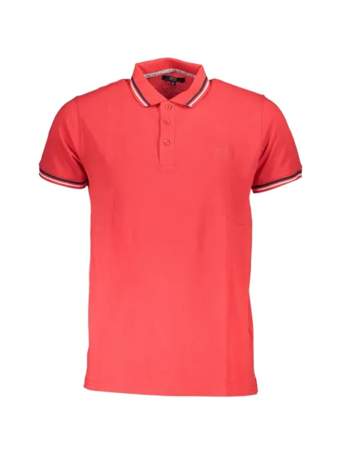 Cavalli Class contrast-trim cotton polo shirt