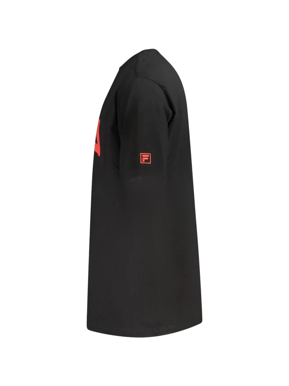 Fila Katoenen T-shirt met logoprint Zwart