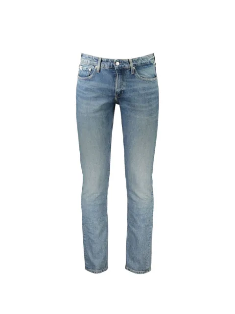 Calvin Klein faded straight-leg jeans
