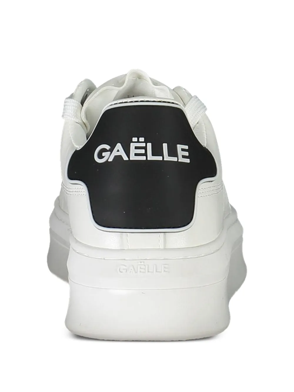 Gaelle platform lace-up sneakers Wit