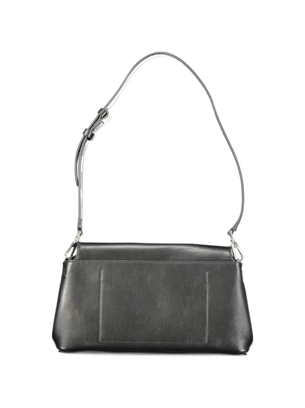 Calvin Klein logo-plaque shoulder bag Zilver