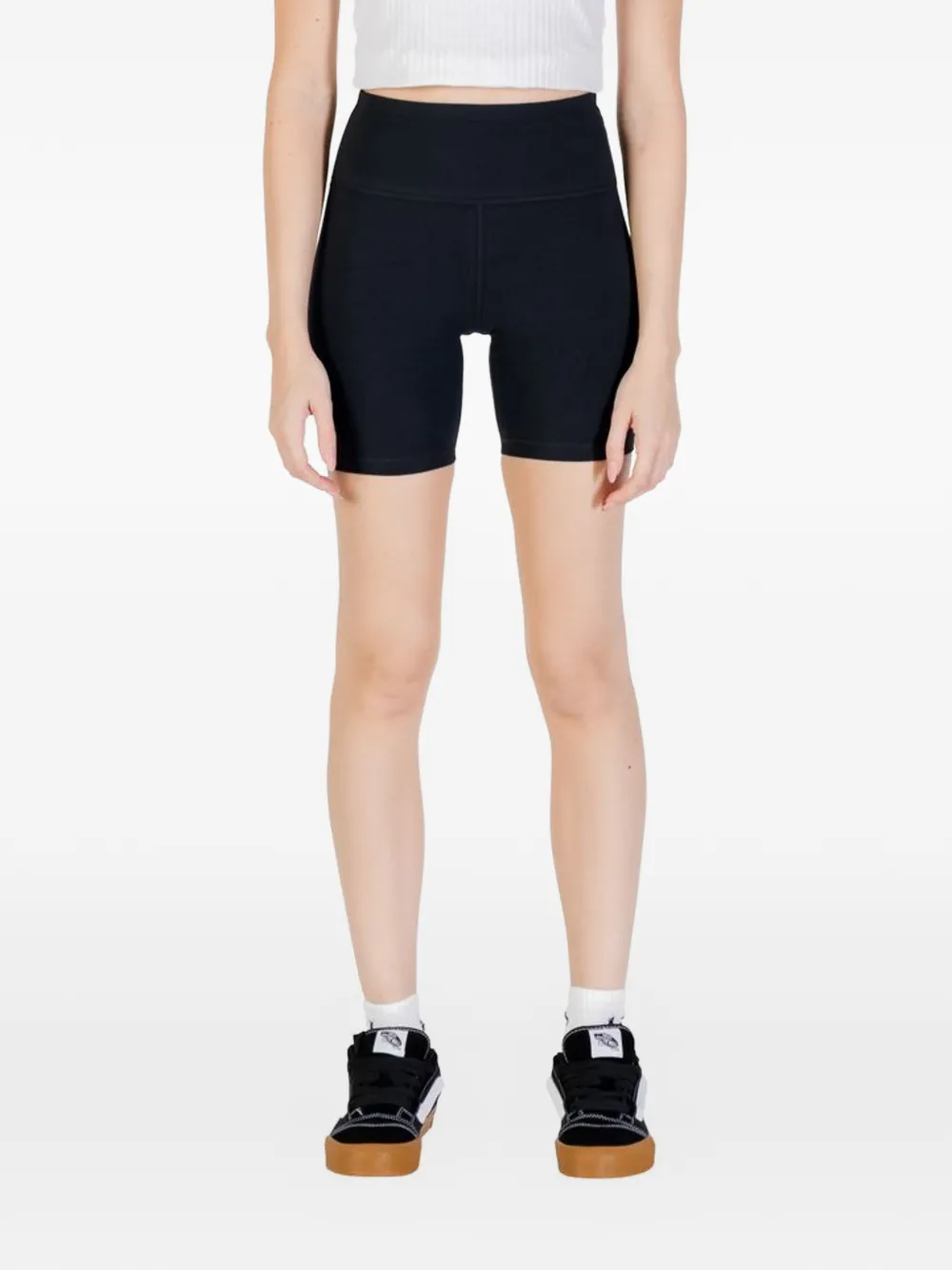 Converse high-waisted jersey shorts - Nero