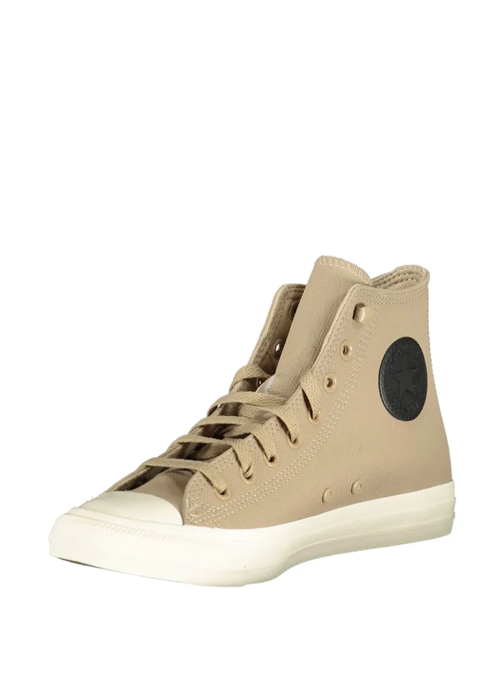 Converse Chuck Taylor high-top leather sneakers Beige