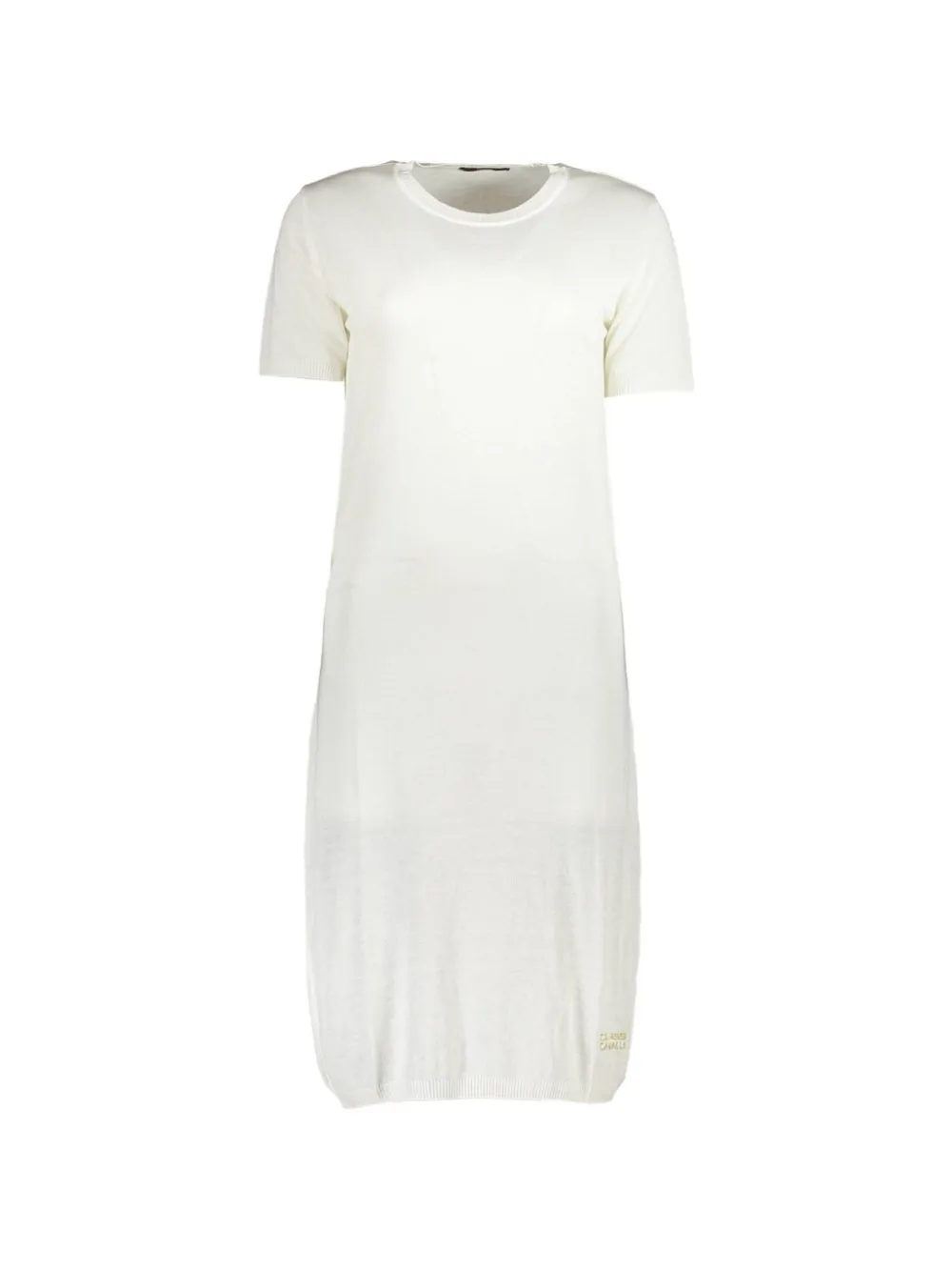 Cavalli Class short-sleeve mini dress - Bianco