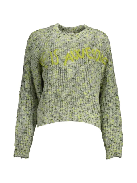 Desigual suéter con detalle bordado