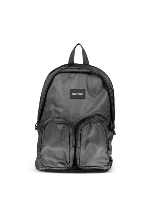 Calvin Klein logo-patch backpack