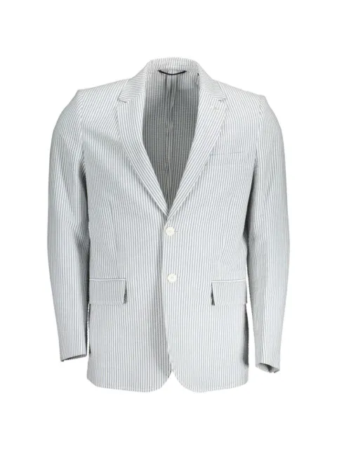 Gant notch-lapels striped blazer