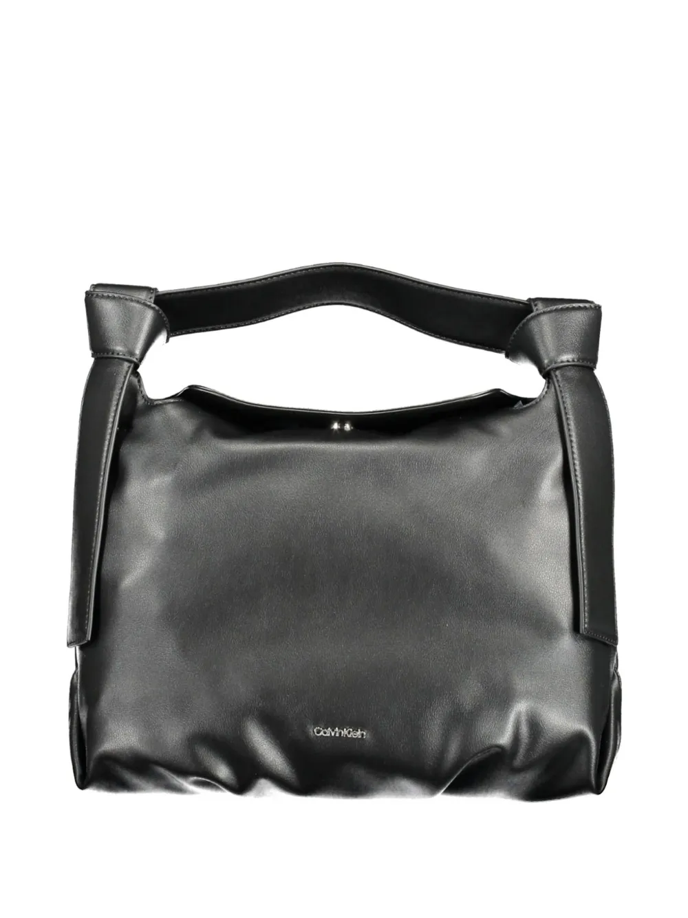 Calvin Klein knotted top-handle tote bag - Nero