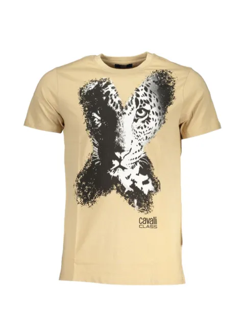 Cavalli Class leopard-print T-shirt