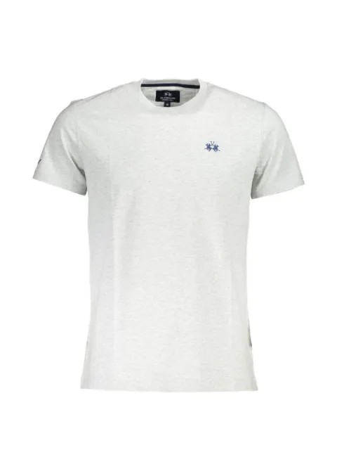 La Martina logo-embroidered cotton T-shirt