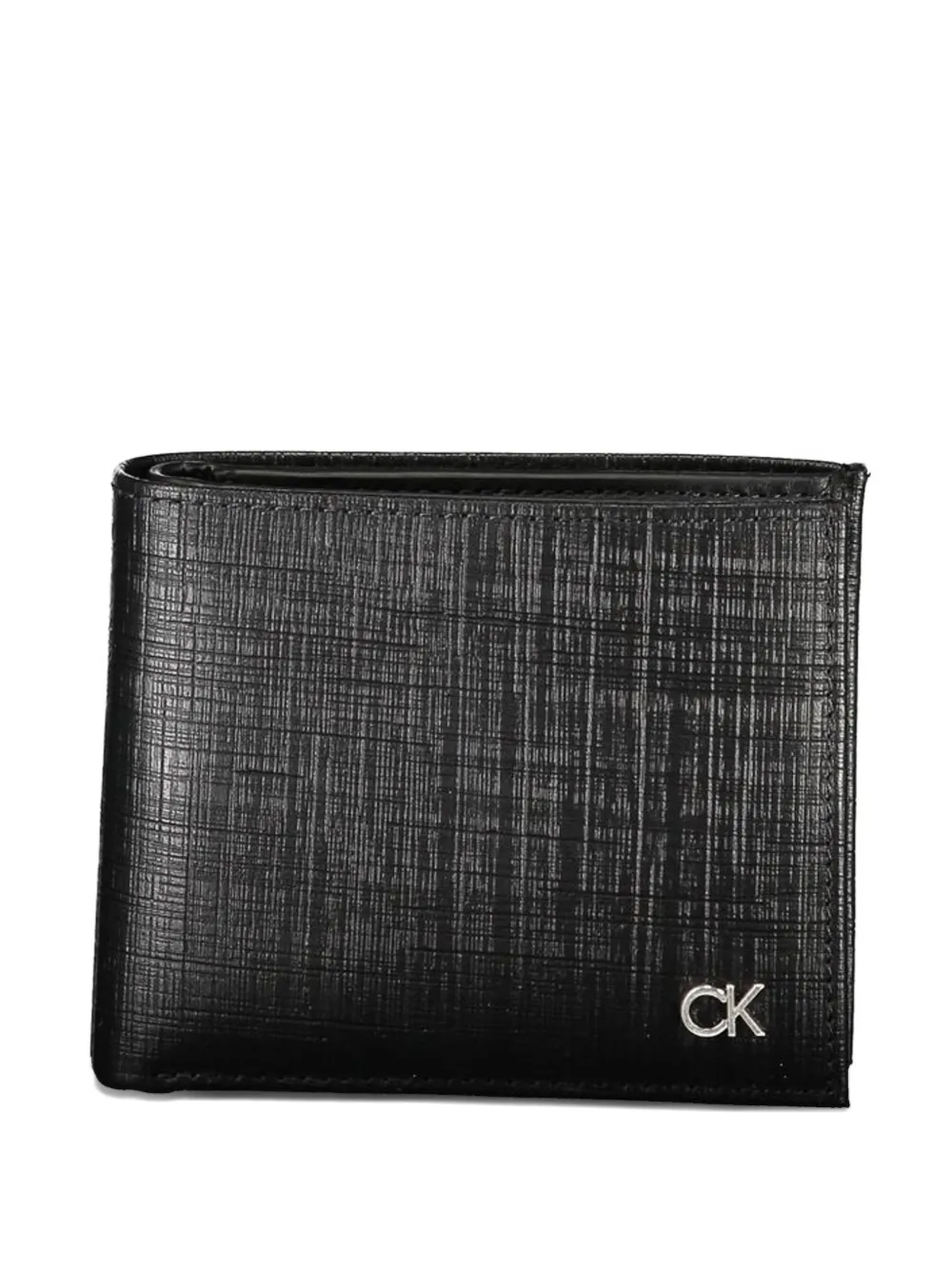 Calvin Klein logo-plaque wallet - Nero