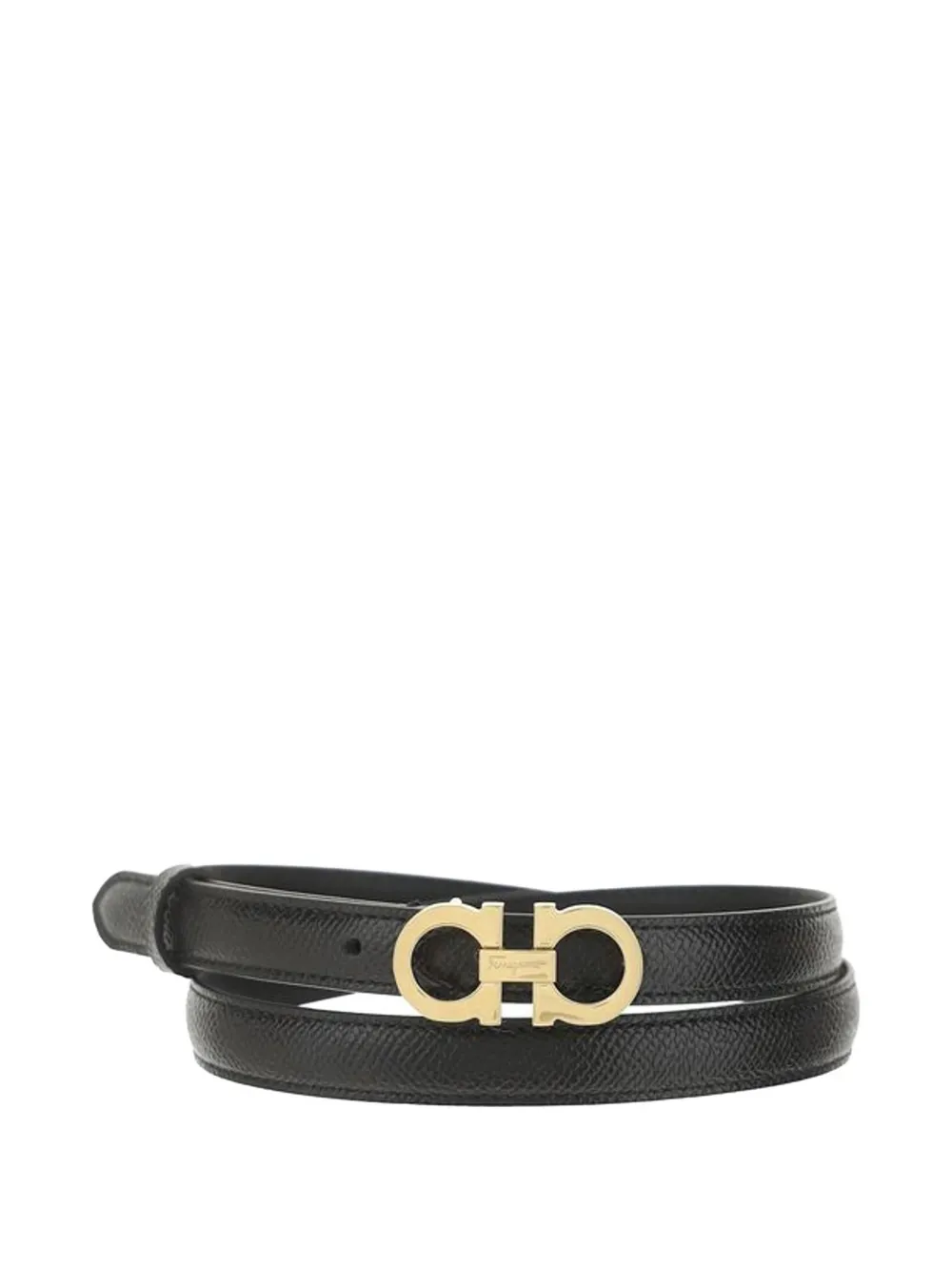 Ferragamo Gancini-buckle belt - Black