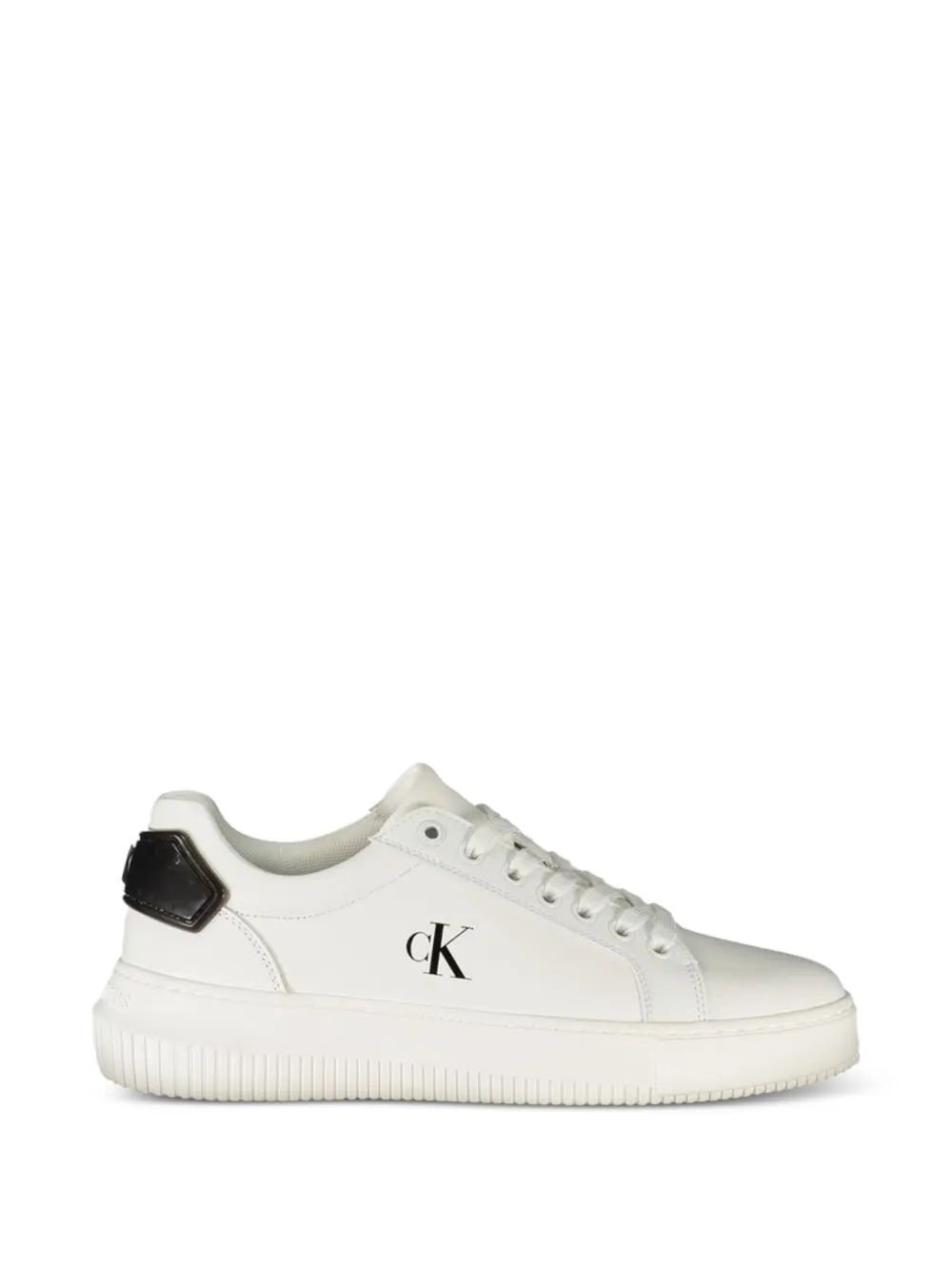 Calvin Klein leather sneakers - Weiß