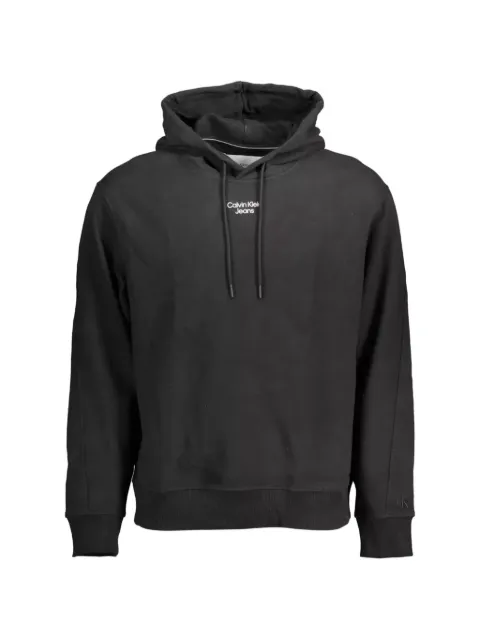 Calvin Klein logo-print drawstring hoodie