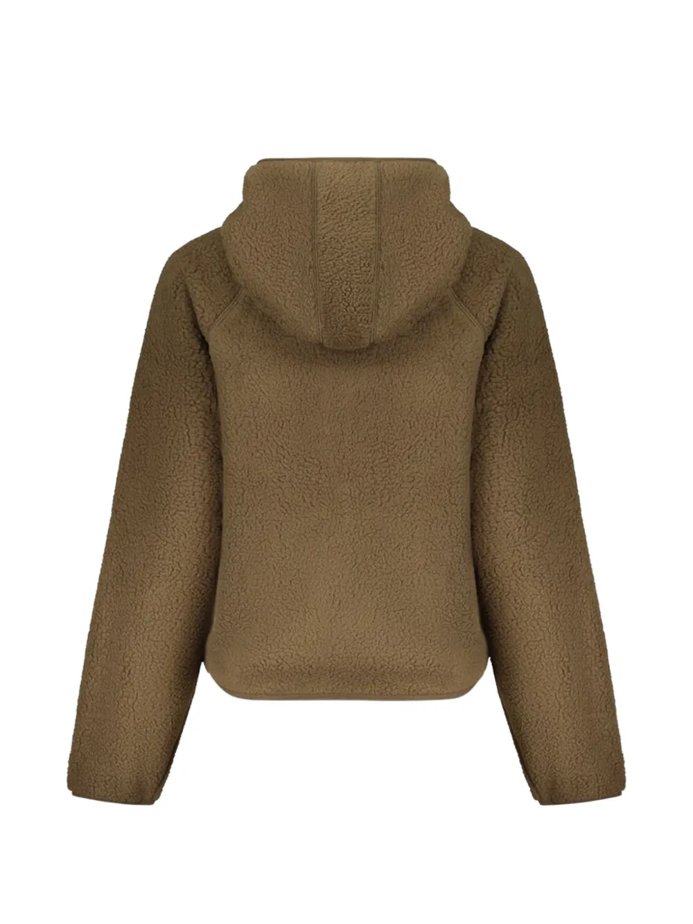 GUESS USA Hoodie met rits Bruin