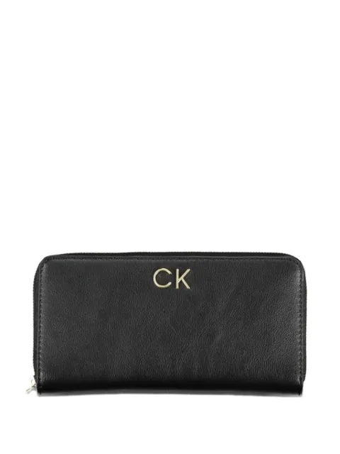 Calvin Klein logo-plaque zip-around wallet