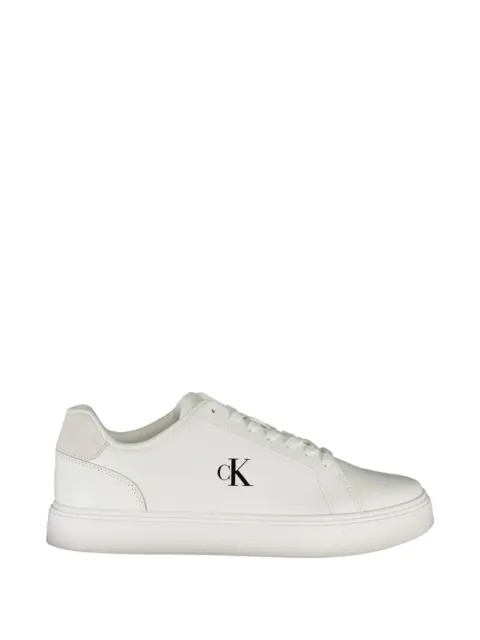 Calvin Klein logo-print leather sneakers