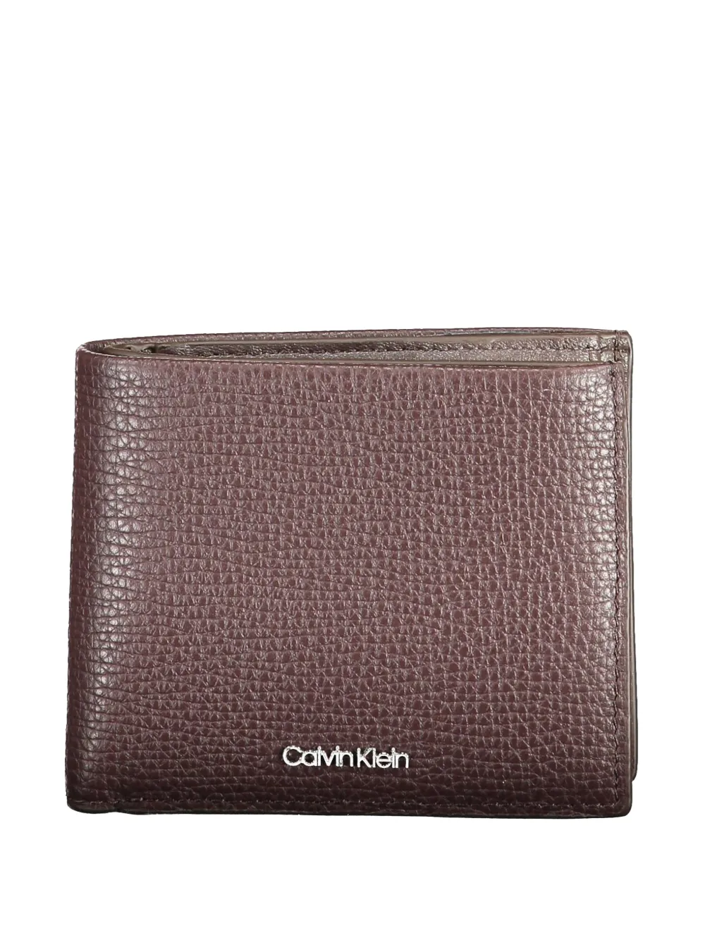 Calvin Klein leather bifold wallet - Marrone