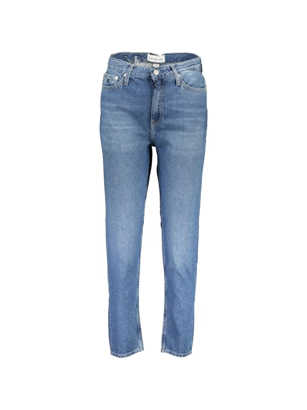 Calvin Klein high-waisted straight-leg jeans - Blu