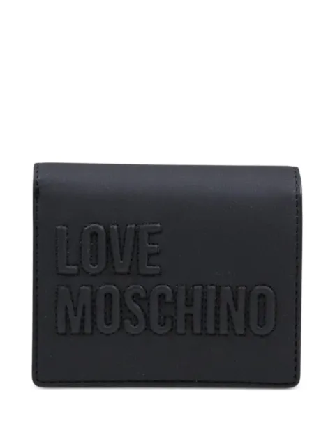 Love Moschino debossed-logo bifold wallet