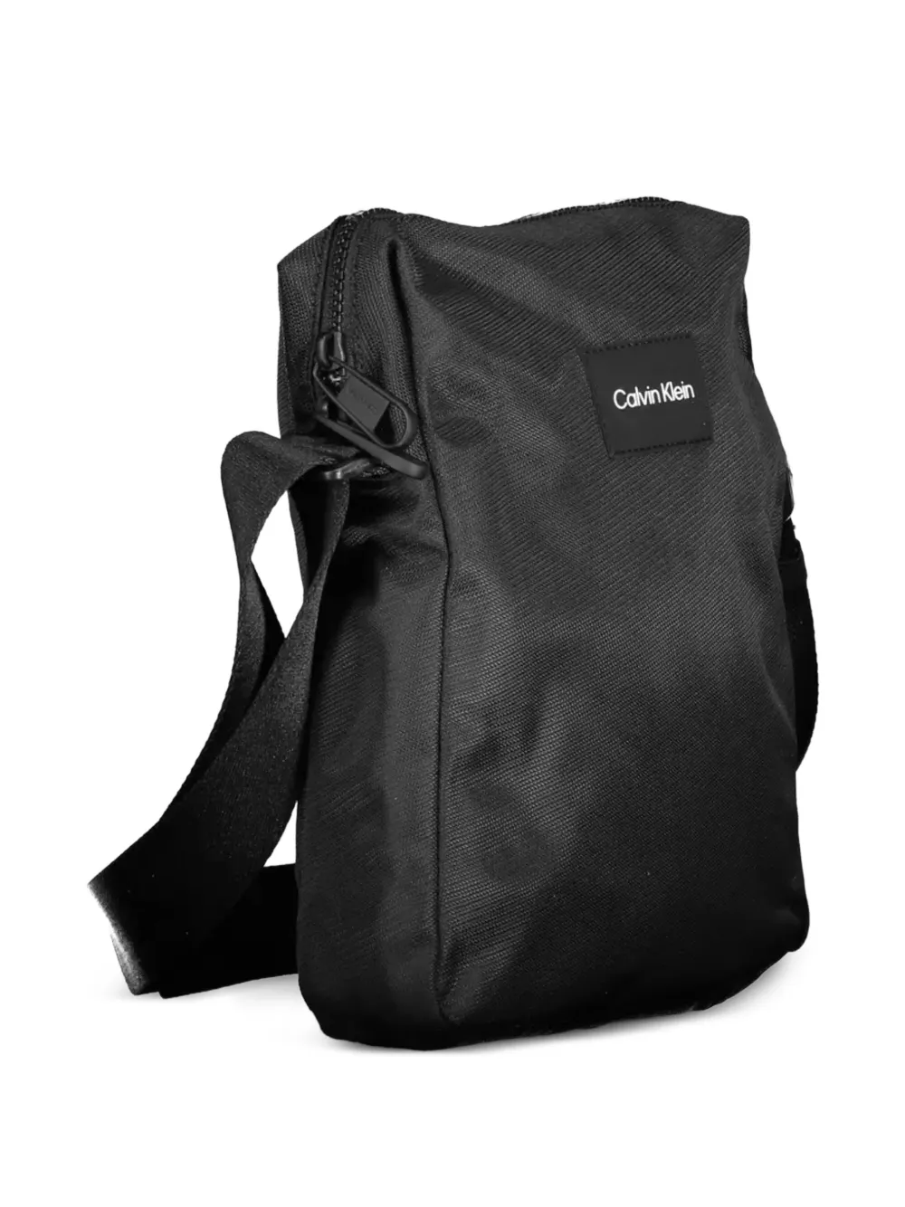 Calvin Klein Messengertas met logopatch Zwart