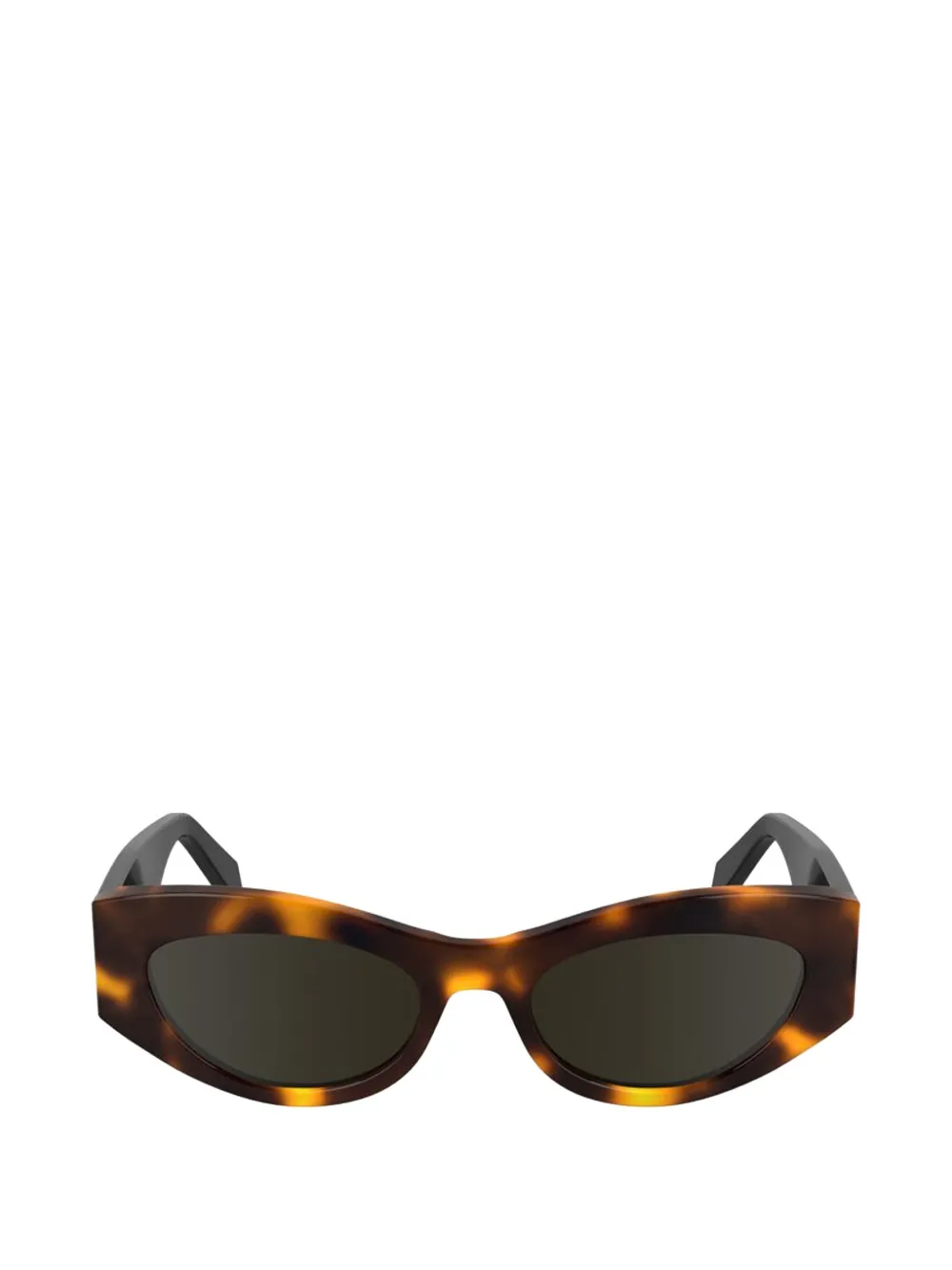 Calvin Klein cat eye frame sunglasses - Marrone