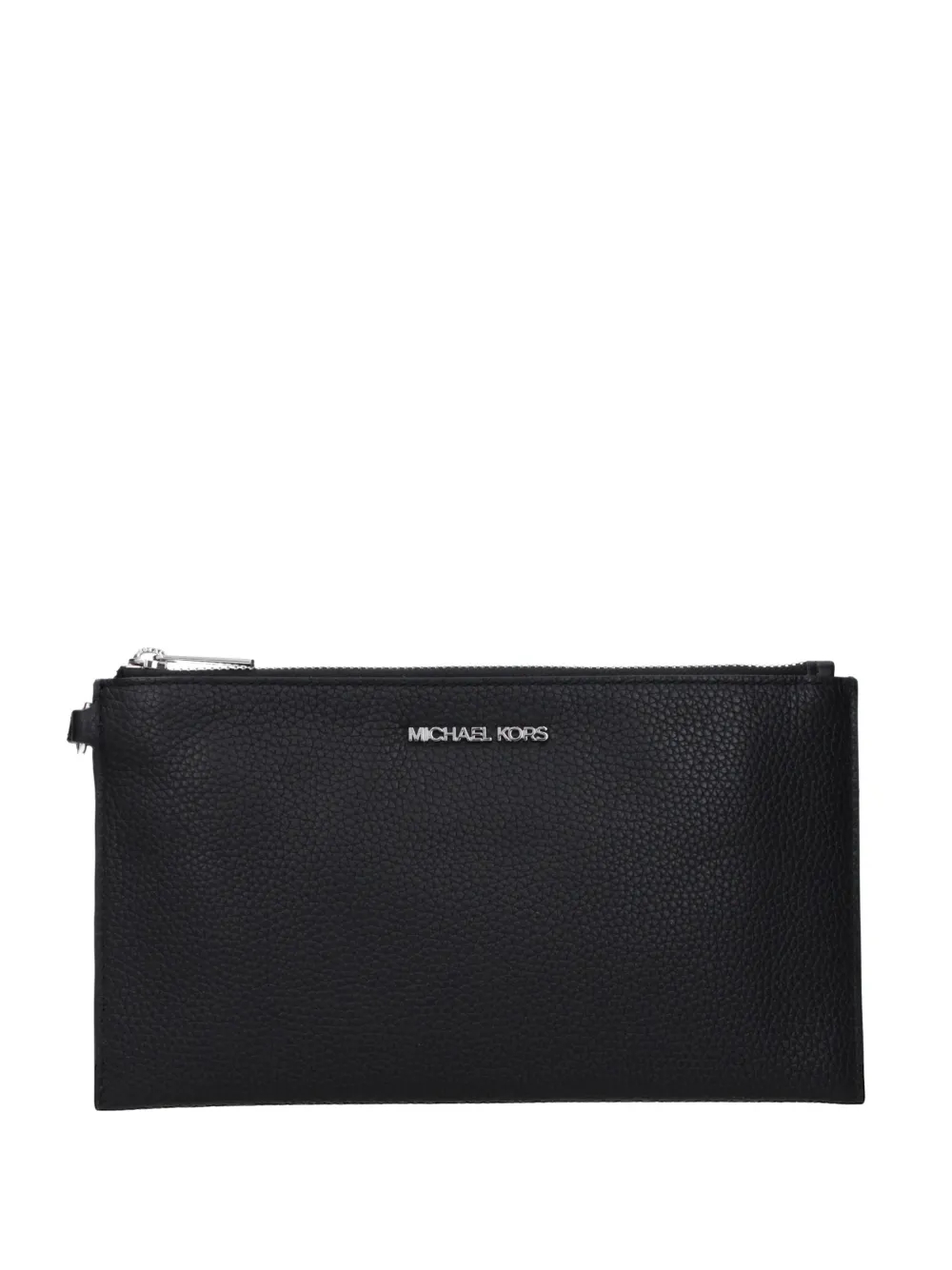 Michael Kors pebbled clutch bag - Nero