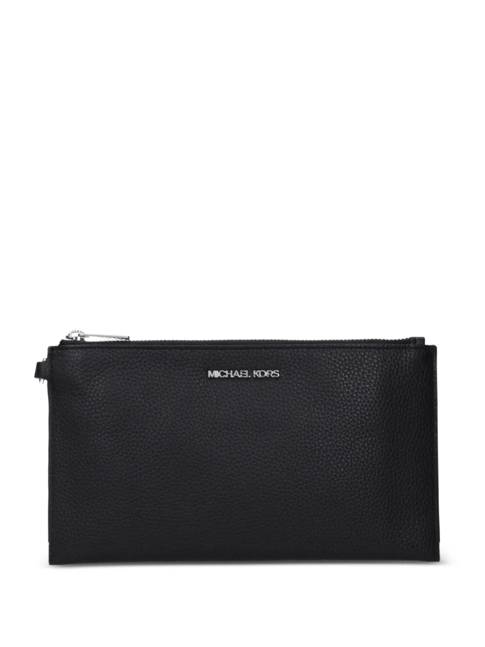 Michael Kors pebbled clutch bag - Nero