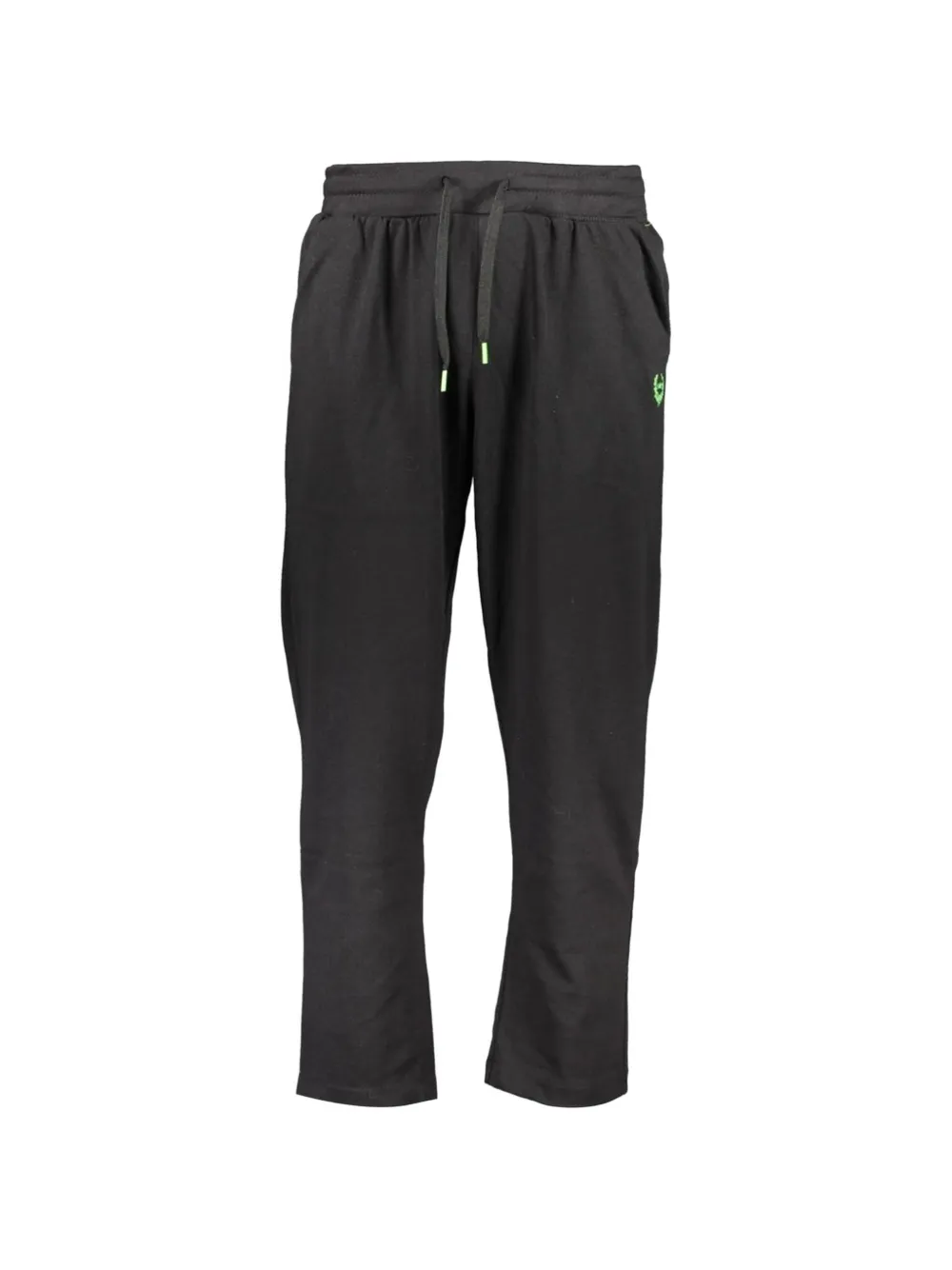 Gian Marco Venturi Vintage Drawstring Relaxed-fit Cotton Track Pants In Black