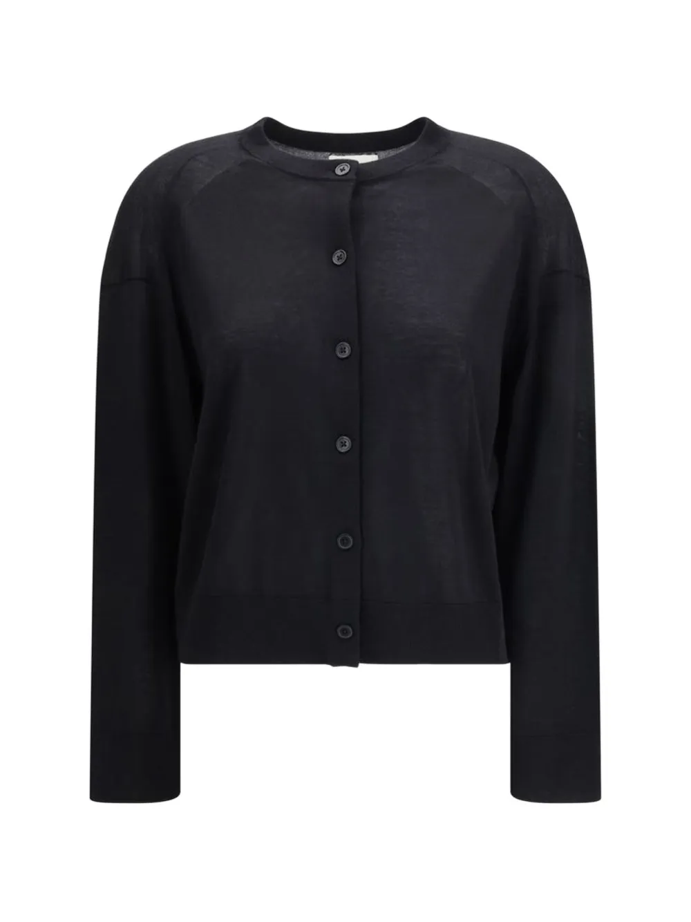 LouLou de Saison fine-knit cardigan - Black