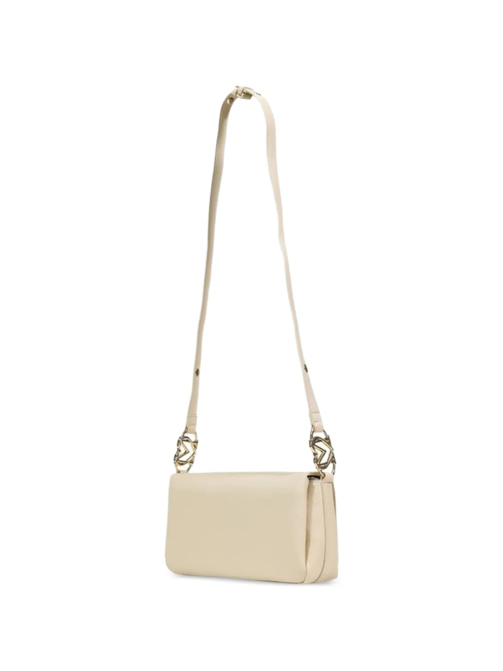Love Moschino Crossbodytas met logoplakkaat Beige