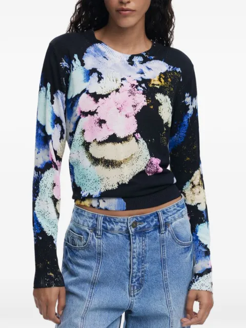 Desigual abstract floral-print T-shirt