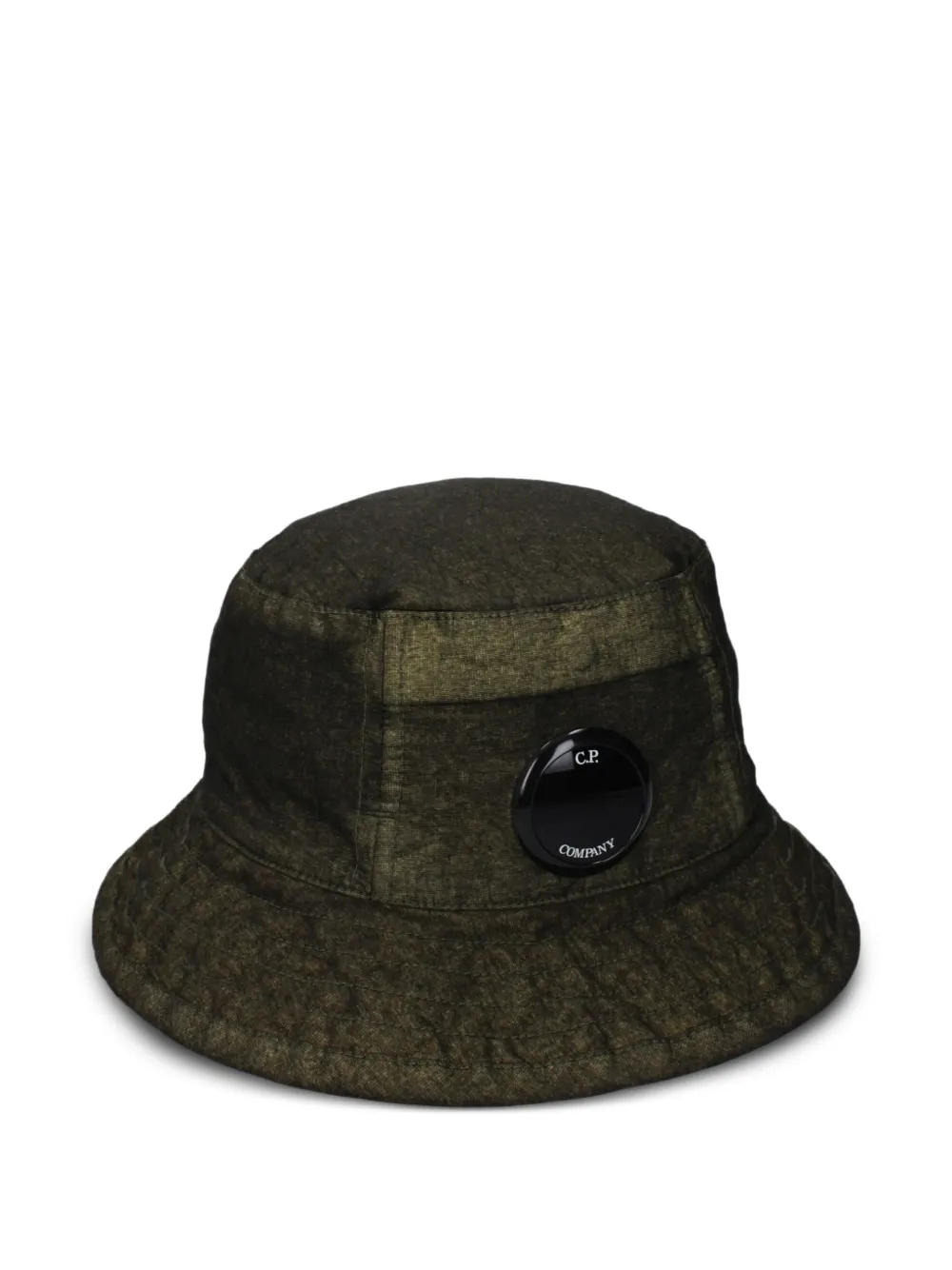 C.P. Company Lens-detail bucket hat - Grün