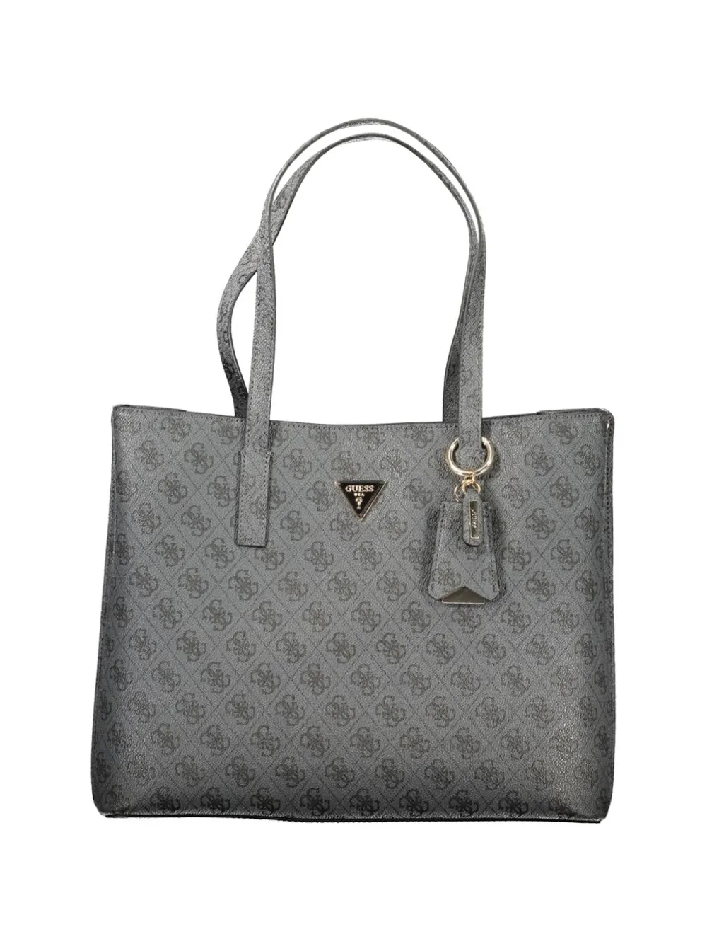 GUESS USA logo-plaque all-over pattern handbag - Grigio