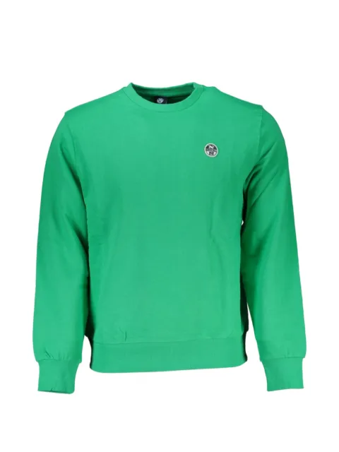 North Sails logo-patch crew-neck sweater