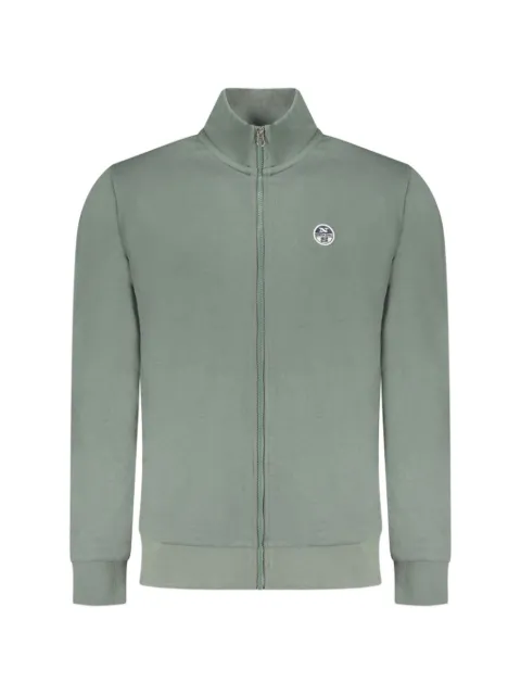 North Sails logo zip-up sweater