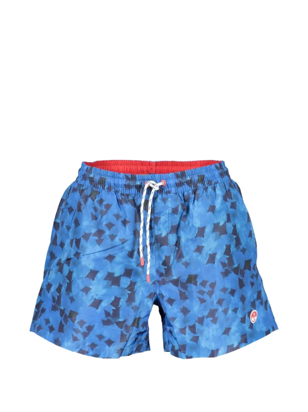 North Sails geometric-print drawstring swim shorts - Blu