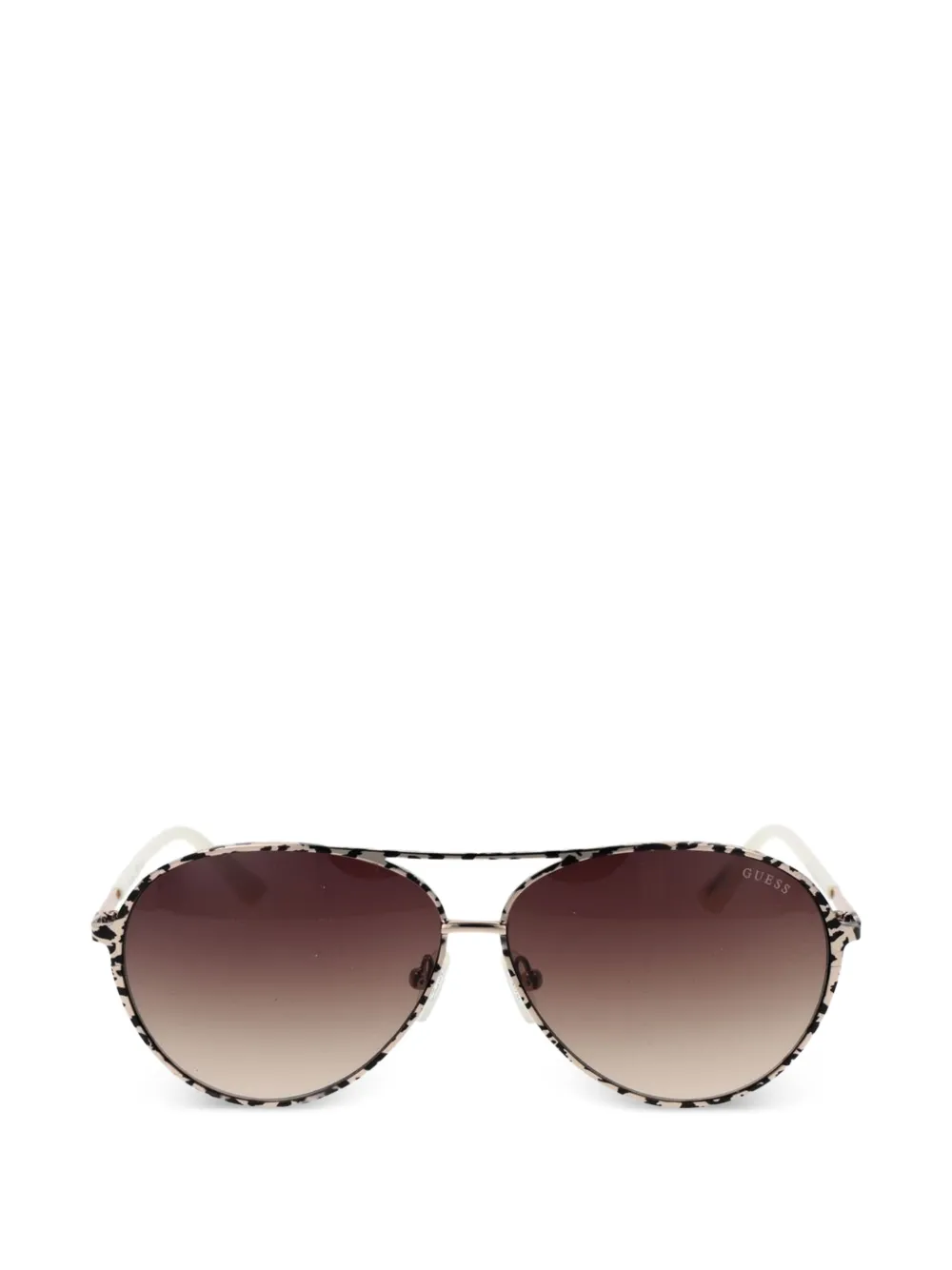 GUESS EYEWEAR Occhiali da sole con montatura stile pilota - Toni neutri