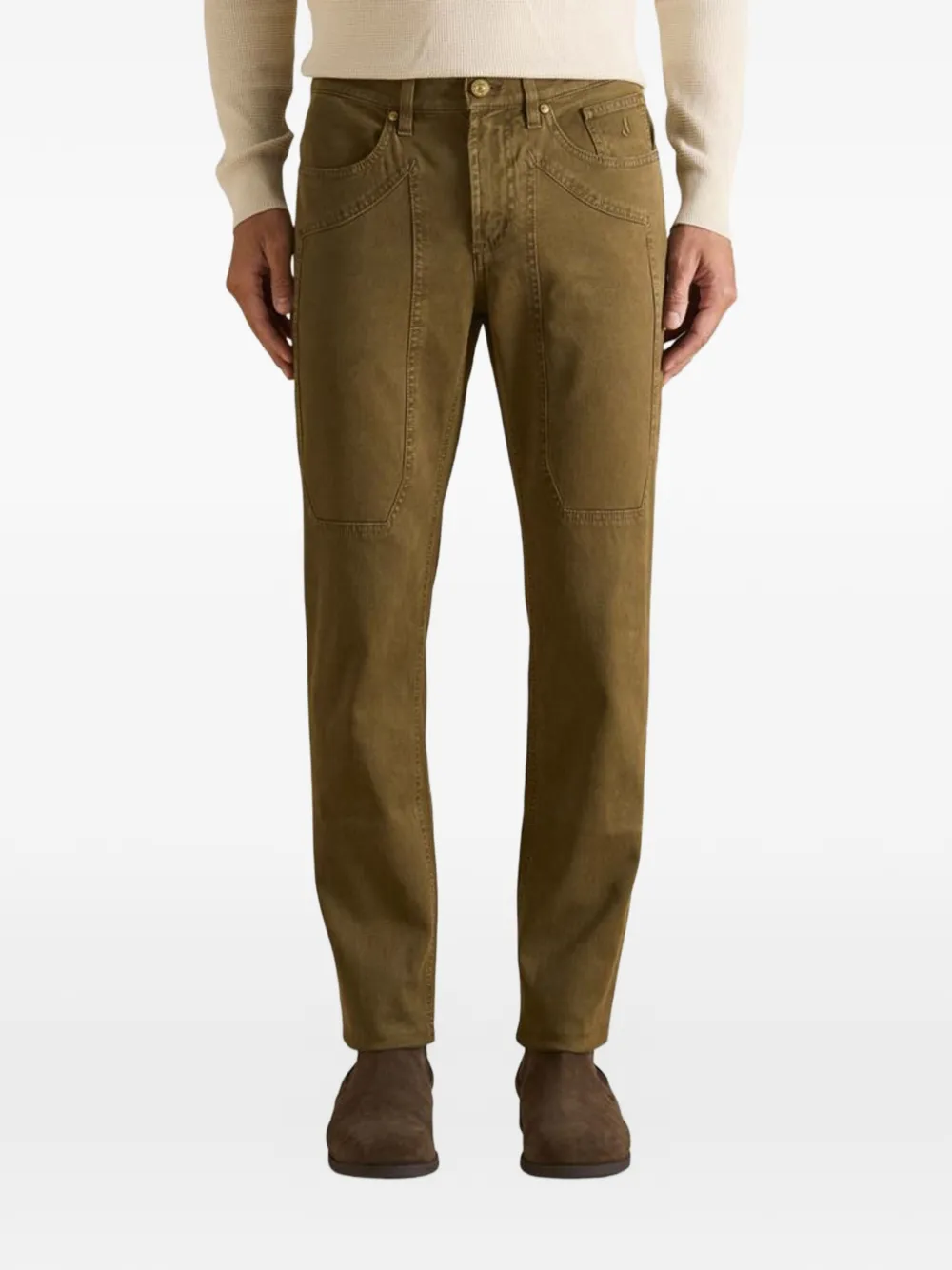 JECKERSON John corduroy slim-fit jeans - Verde