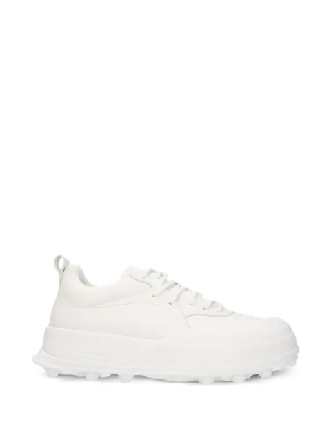Jil Sander Orb lace-up leather sneakers