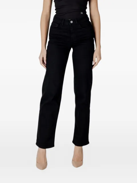 ICHI cotton relaxed-fit jeans