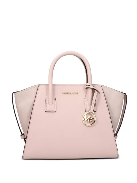 Michael Kors logo-charm leather tote bag