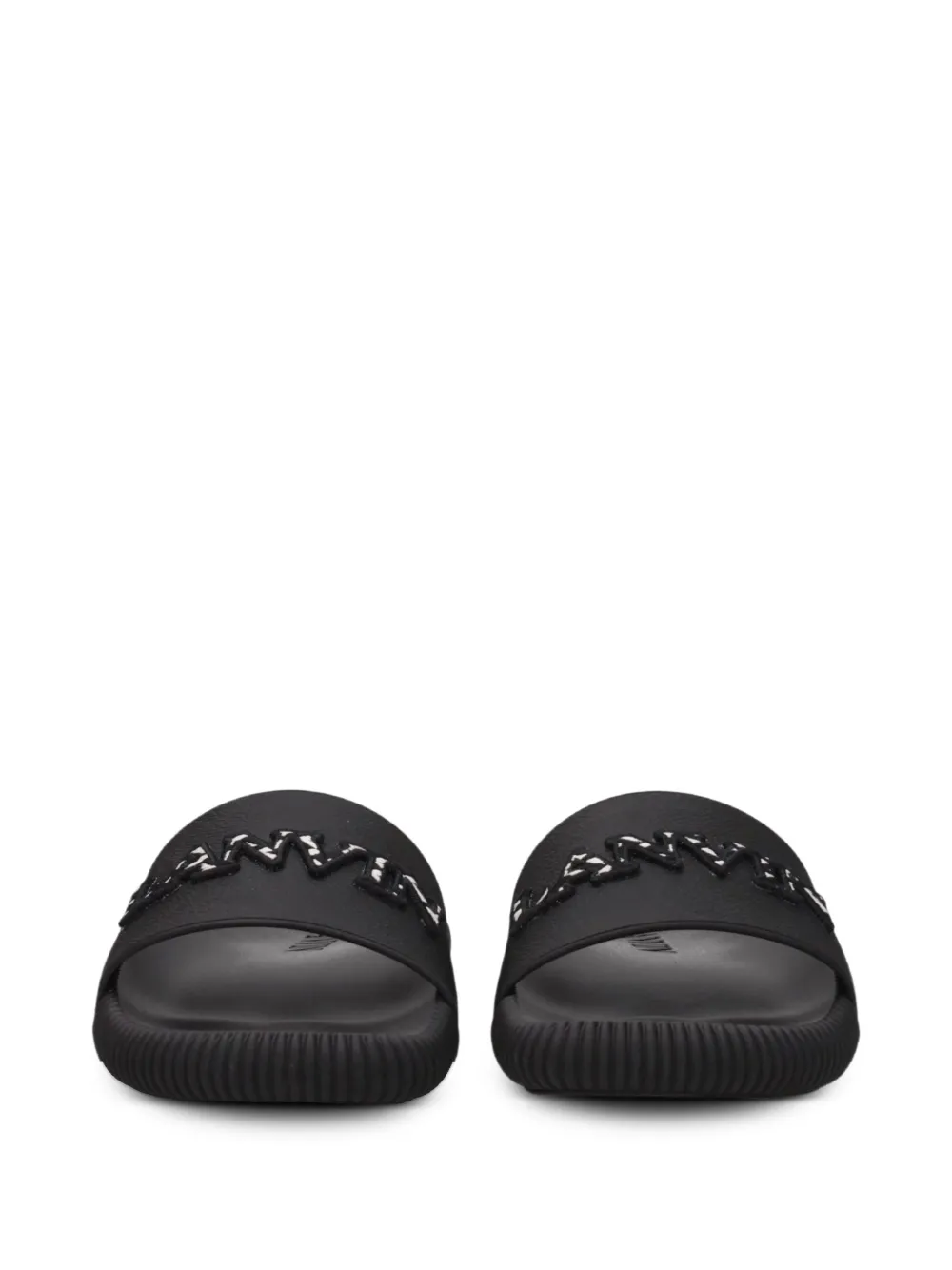 Lanvin logo-embellished sandals Zwart