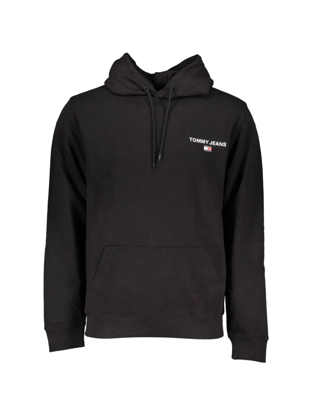 Tommy Hilfiger logo-print drawstring hoodie - Nero