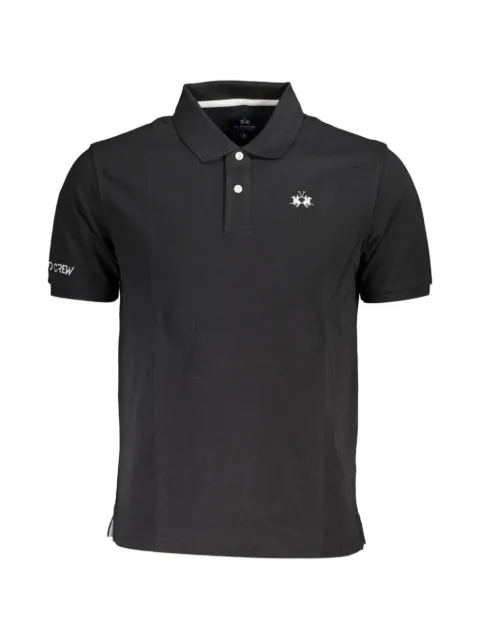 La Martina logo-embroidered polo shirt