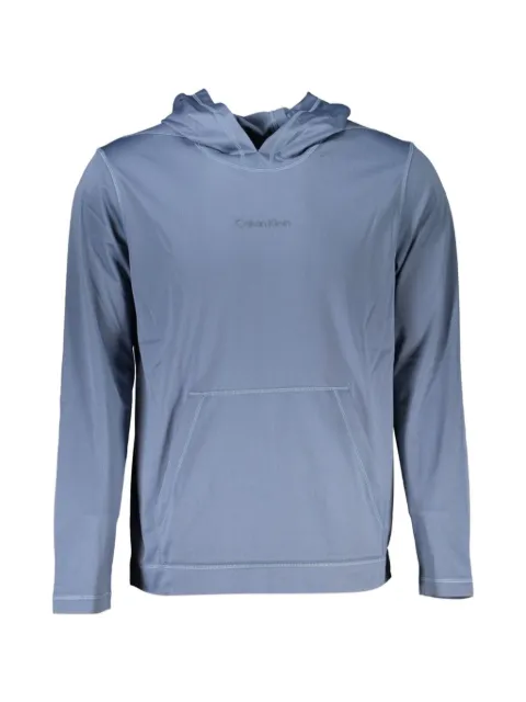 Calvin Klein logo-print kangaroo-pocket hoodie